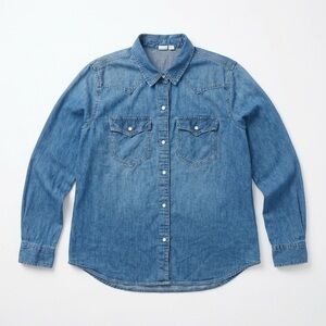 GAP Light Blue Denim Shirt XL